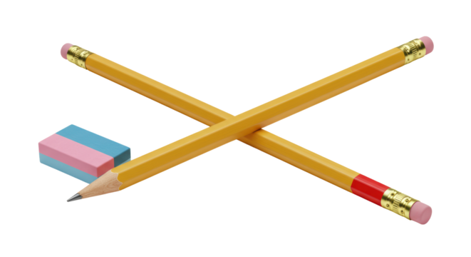 Isolated Pencils and Eraser