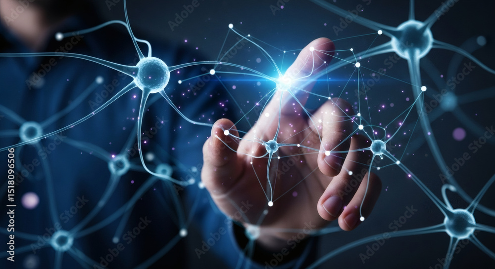 Aufkleber exploring neural networks a visual representation of complex connections