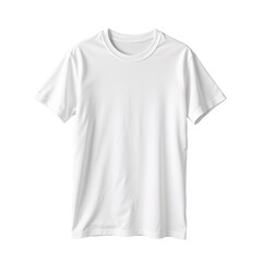 Plain White T-Shirt Mockup for Custom Designs and Apparel Display in Fashion Industry