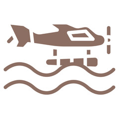 Seaplane Vector Icons