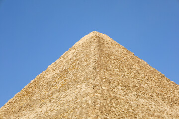 The Great Pyramid of Khufu in Giza, Egypt