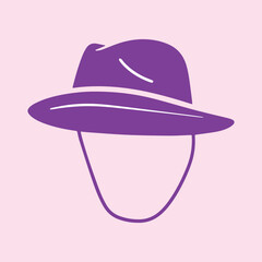 women hat illustration