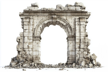 Ruined stone archway image