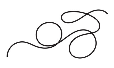 Wavy line pattern with curvy abstract squiggles .Vector illustration.  EPS 10/AI