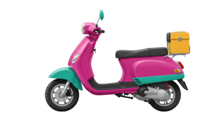 Isolated Scooter