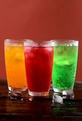 Carbonated water in a glass, fizzy and refreshing with every drop.