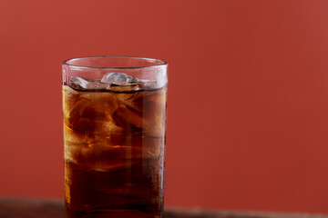 Carbonated water in a glass fizzy and refreshing with every drop.