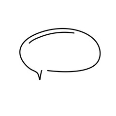 Fototapeta premium Cloud speech bubble 