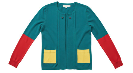 Isolated Colorful Cardigan