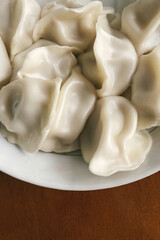 chinese dumplings on a plate