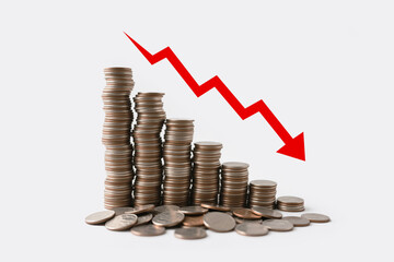 동전 그래프 하락