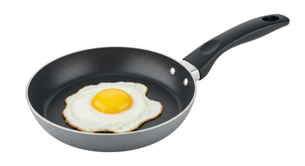 Isolated Fried Egg
