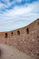 Ancient Stone Wall Pathway: Exploring Historical Architecture