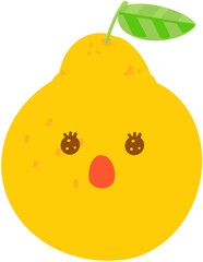 눈이 초롱초롱 귀여운 한라봉 캐릭터