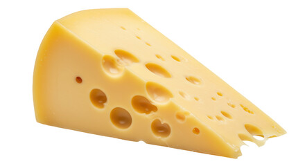Isolated Swiss Cheese Wedge