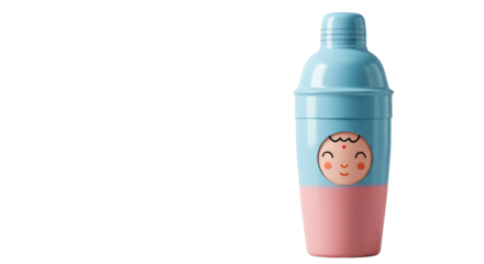 Isolated Cartoon Baby Bottle
