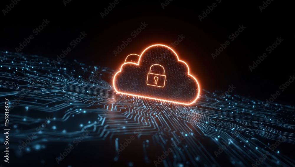 Poster secure cloud computing data network technology