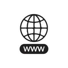 globe icon vector illustration