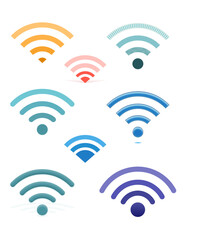 Wireless Network Symbols set