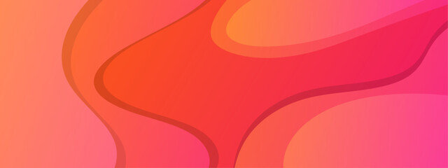 Red and leaf Abstract Background. Glowing vector blurred background. Vector illustration