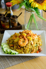 Pineapple Fried Rice with Shrimp — Thai Cuisine