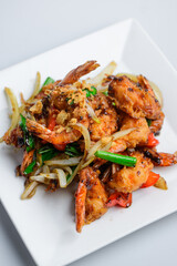 Thai Fried Shrimp with Vegetables