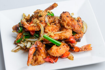 Thai Fried Shrimp with Vegetables