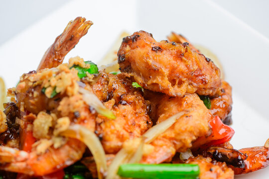 Thai Fried Shrimp with Vegetables