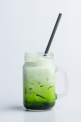 Thai Iced Tea, Coffee, and Green Tea in Mason Jars