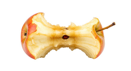 Isolated Apple Core