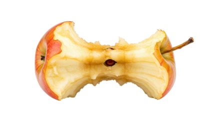 Isolated Apple Core
