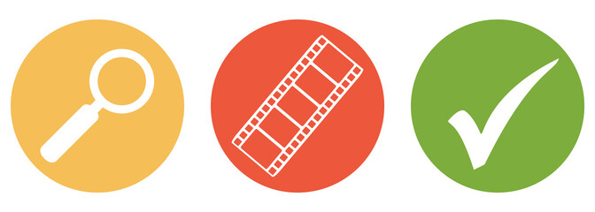 Video suchen und finden - Button Banner