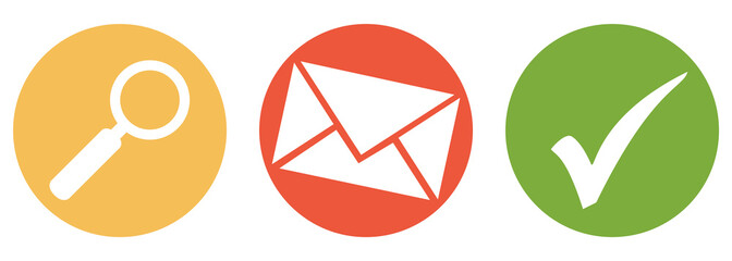 Newsletter suchen und finden - Button Banner