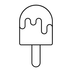 Popsicle outline icon