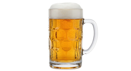 Isolated Beer Mug with Foam