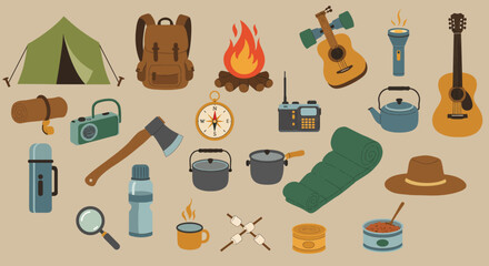 Assorted Camping and Outdoor Recreation Equipment
