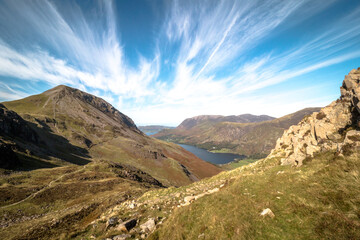 Views from the Lake District in England, UK