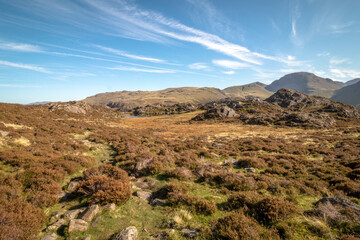 Views from the Lake District in England, UK