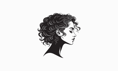 Curly-Hair Portrait