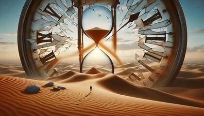 Shattered Hourglass Desert of Time