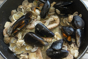 Classic Italian Pasta Dish with Seafood