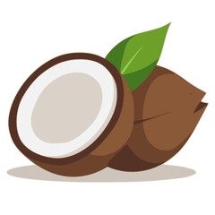 Coconut Vector Icon for Modern Design 