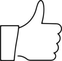 thumb up and down
