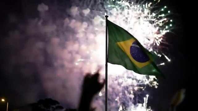 Independence Day fireworks display Brazil 
