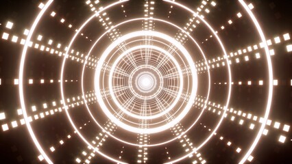 Abstract Glowing Lights Geometric Modern Visual Art Background