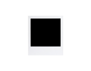 Classic White Polaroid Frame with a Square Opening for Memories (1)
