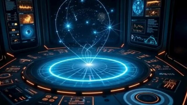Astro navigation system scanning and projecting star coordinates