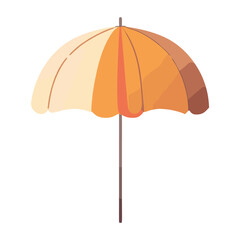 Beach umbrella illustration architecture protection vector
