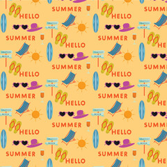 seamless pattern summer