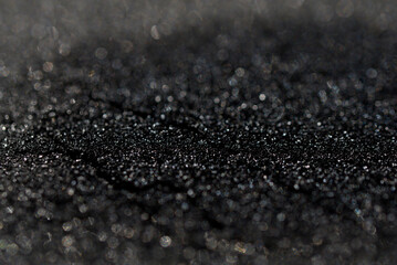 Sable volcanique noir